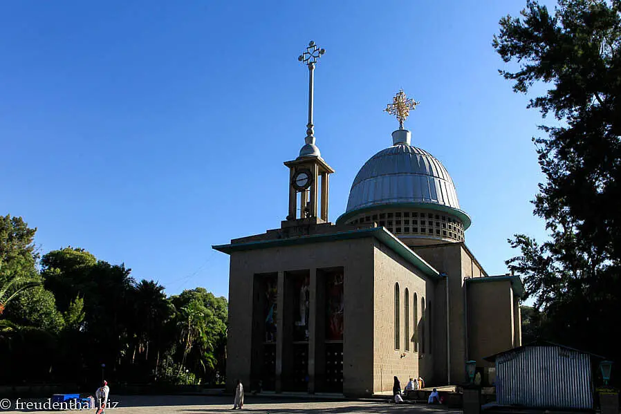 die Klosterkirche von Debre Libanos