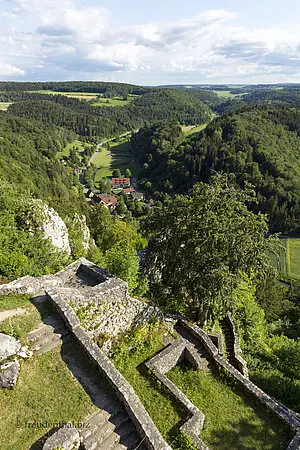 Festungsmauern der Burg Hohengundelfingen