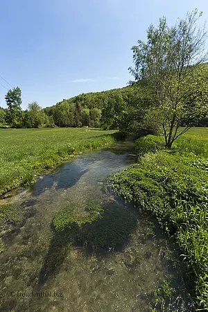 Blick auf die Erms nahe Bad Urach