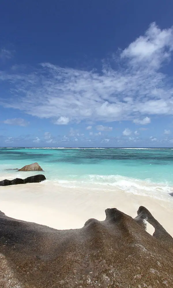 Seychellen - Traumstrand Source D'Argent auf La Digue