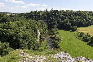 Gespaltener Felsen bei Inzigkofen