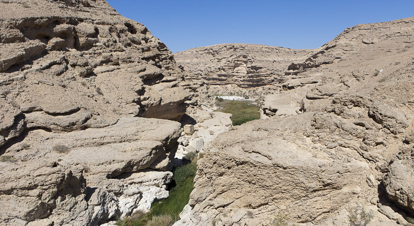 beim Wadi Ayun im Oman