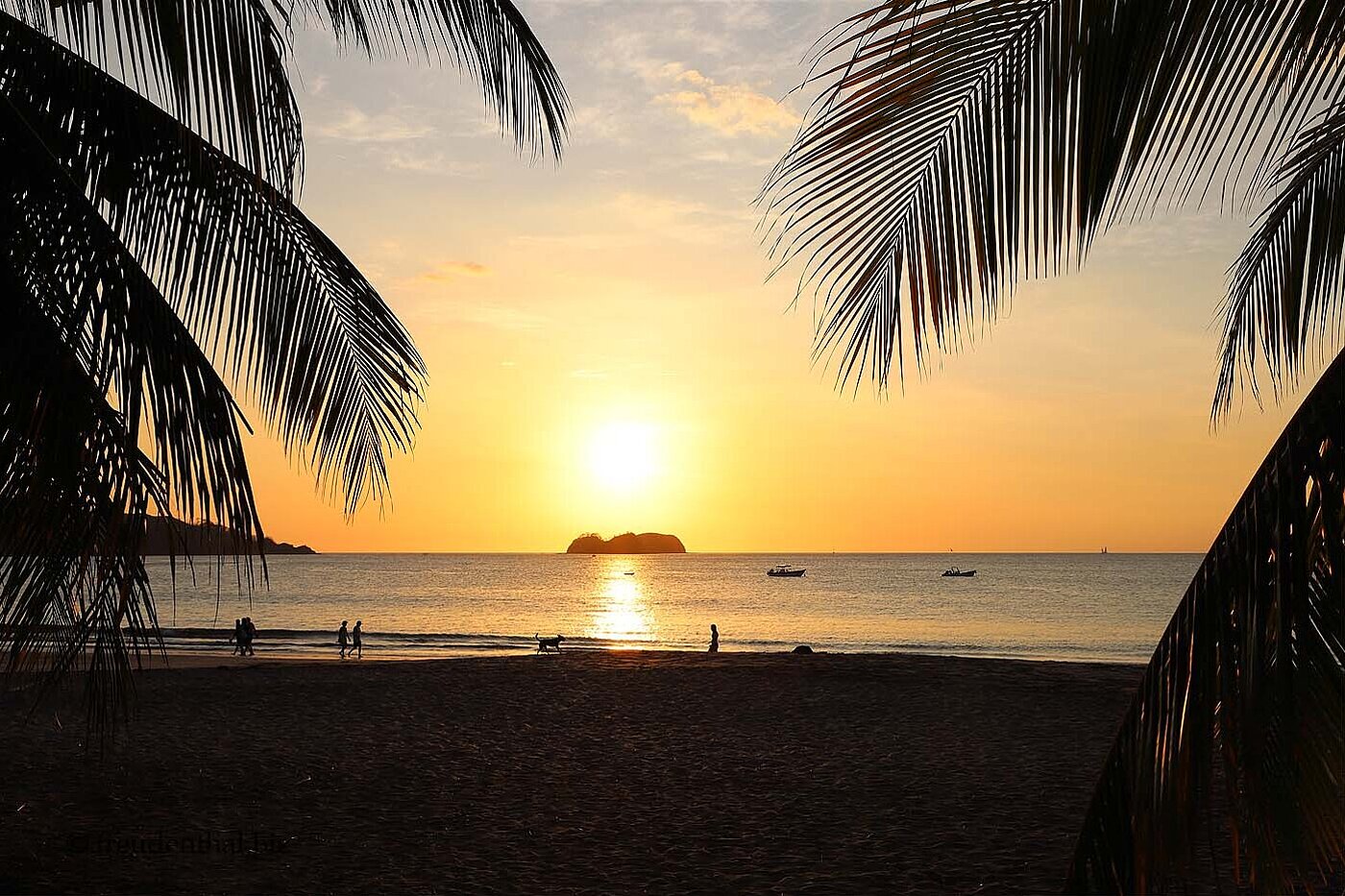 Sonnenuntergang an der Playa Hermosa