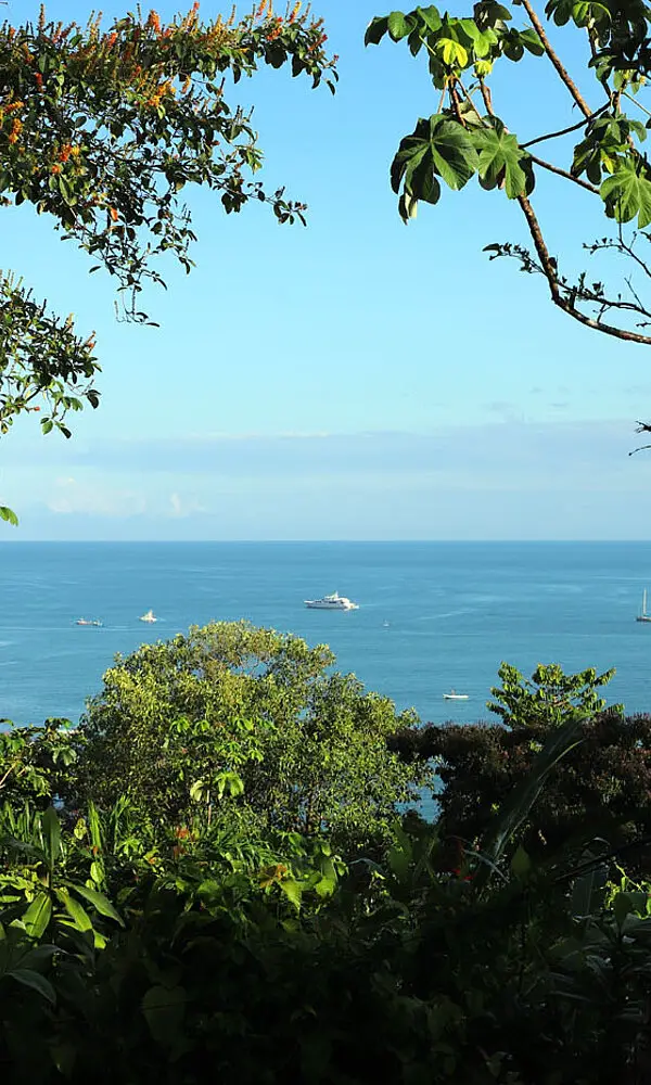 Hoch über der Bahía Drake auf der Península de Osa